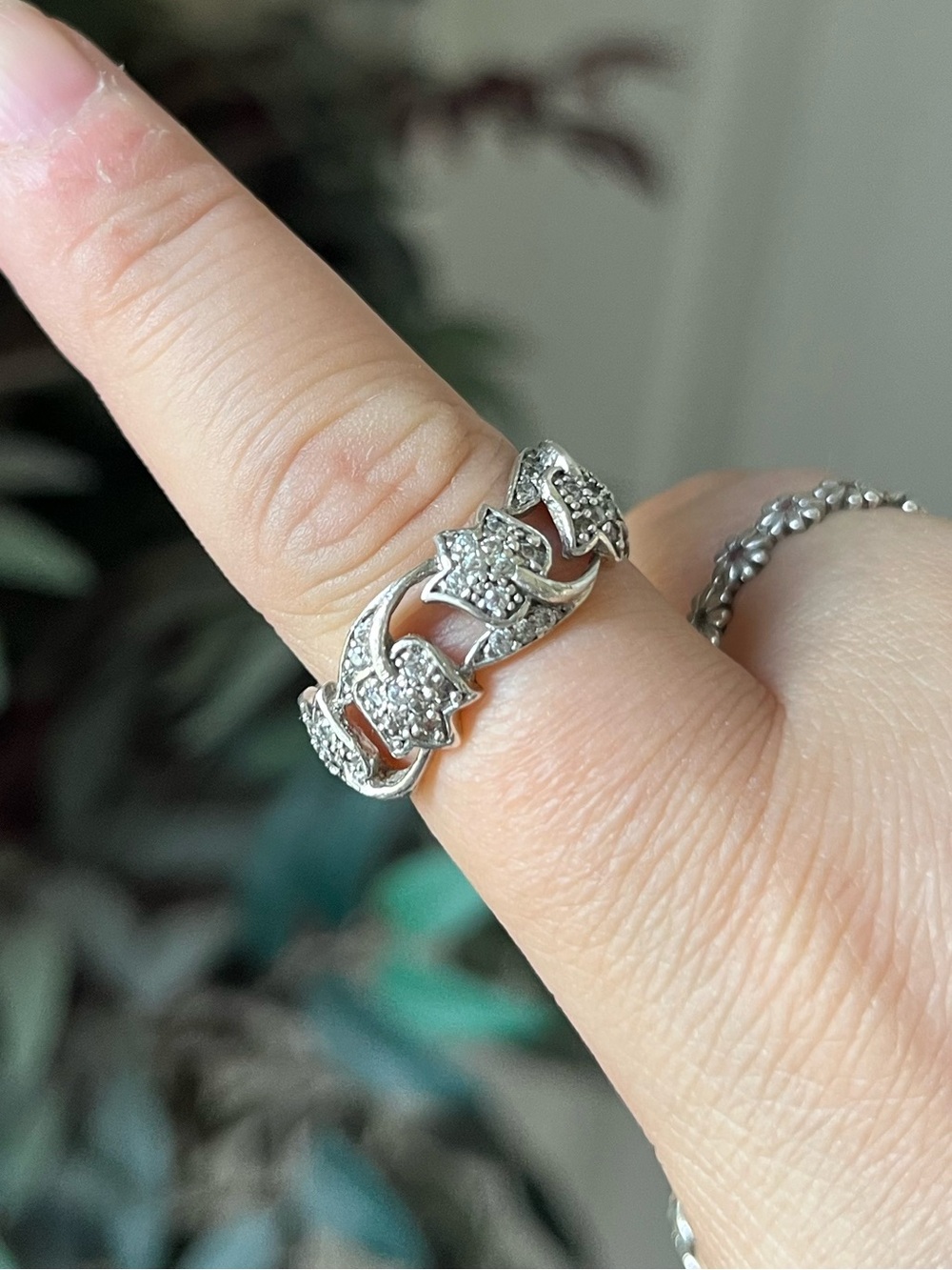 Joseph Esposito tulip silver ring